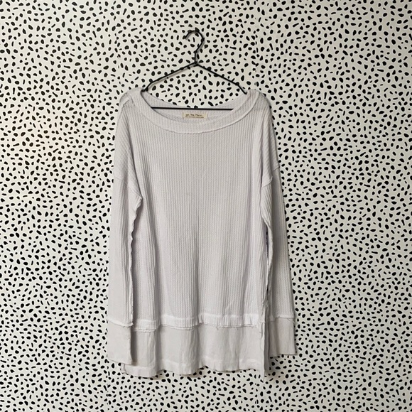 Free People Tops - We The Free White Thermal Top